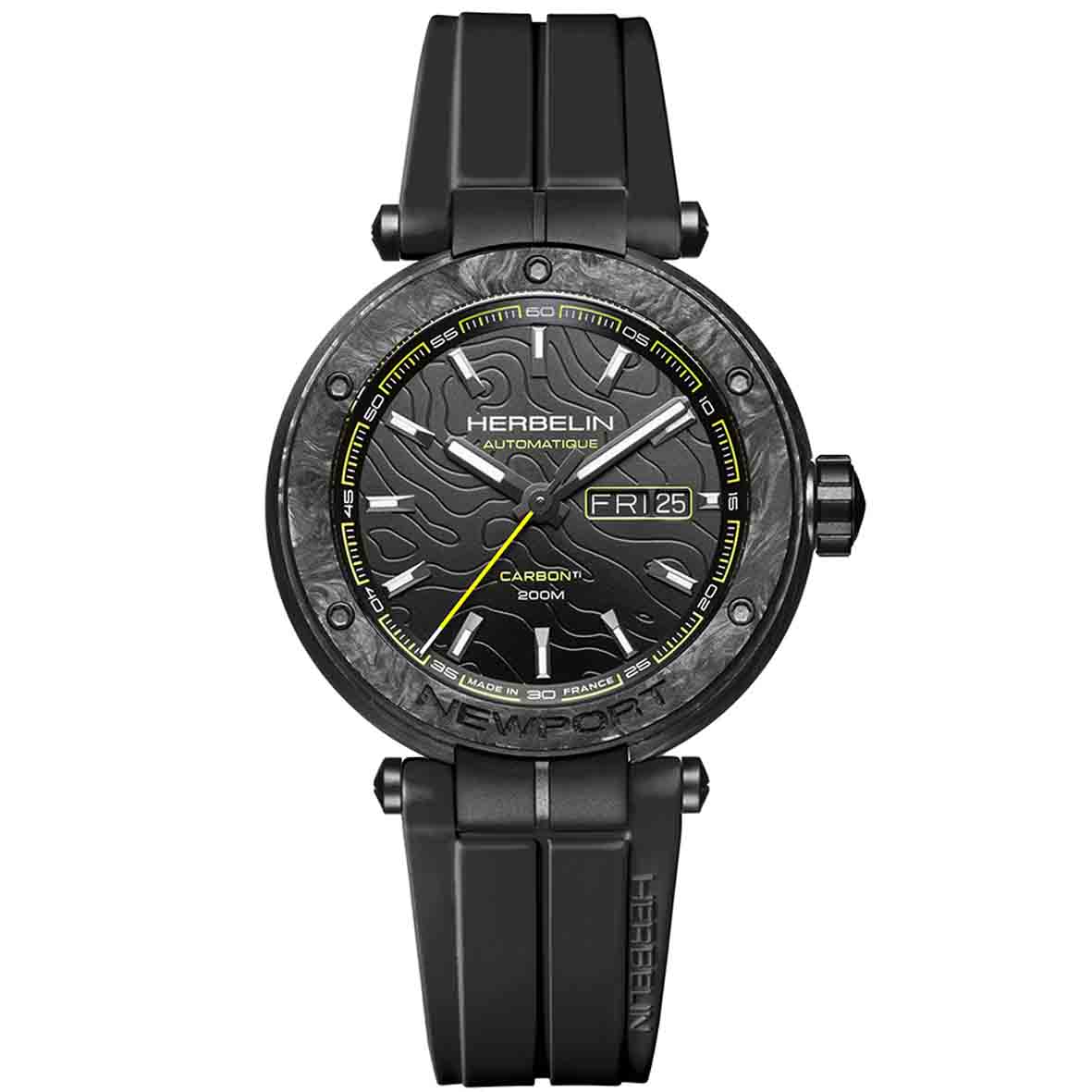 1788CTN14CA.jpeg 1788CTN14CA NEWPORT CARBON TITANIUM AUTOMATIC - Görsel 1