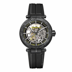 1888SQCTN14CA NEWPORT CARBON TITANIUM AUTOMATIC SKELETON